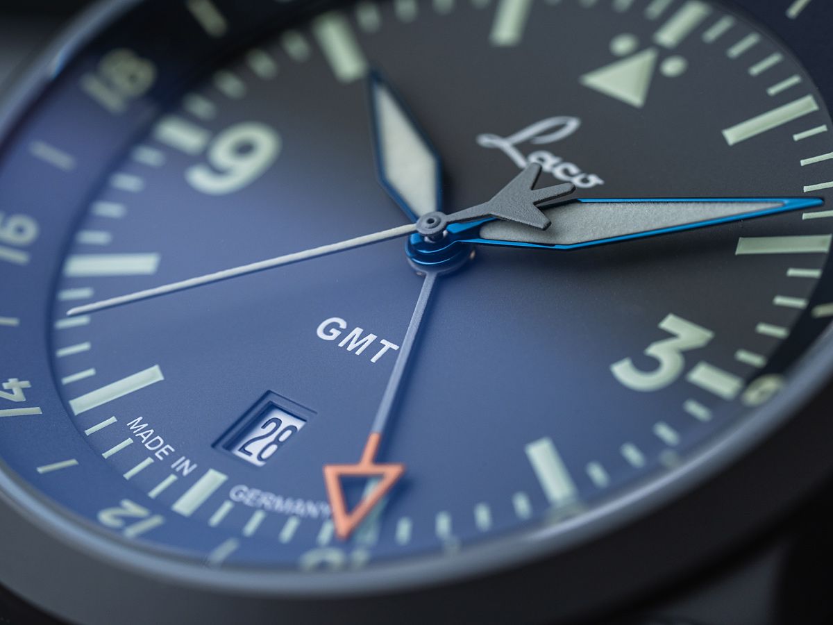 MONTRE LACO : PILOT WATCHES SPECIAL MODELS FRANKFURT GMT AUTOMATIQUE GRIS 862121.2