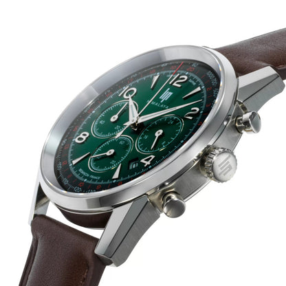 MONTRE LIP : HIMALAYA 40MM CHRONOGRAPHE VERT 671597