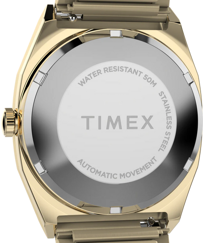 Timex : 1983 E Line automatique vert 34 mm, vue de présentation