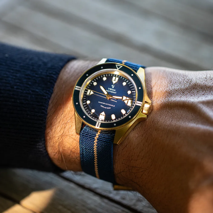 Montre Yema : Navygraf Marine Nationale Quartz Édition 400e Anniversaire YMHF1591MN-GG