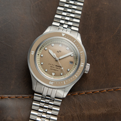 RELOJ AV86: 1956 MARINO AUTOMÁTICO BEIGE