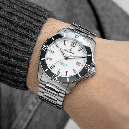 VENEZIANICO : NEREIDE CERAMICA ACIER 42 MM