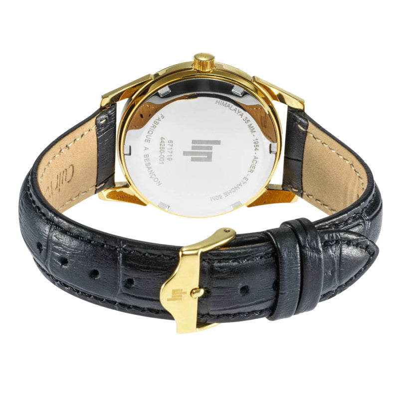 MONTRE LIP : HIMALAYA CLASSIQUE 35 MM DORÉ 671719