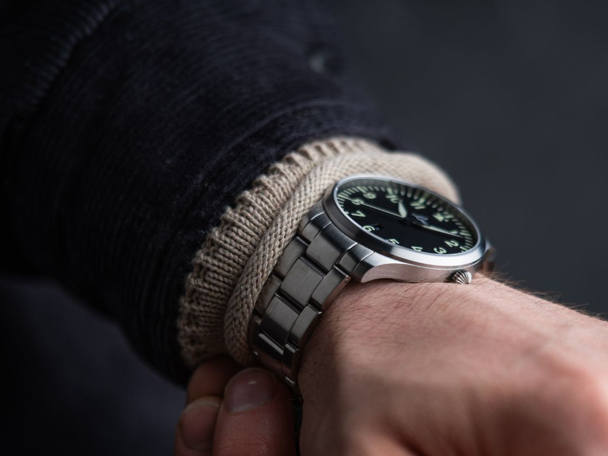 RELOJ LACO: RELOJES PILOTO BÁSICOS DE CUARZO GENF 2 NEGRO
