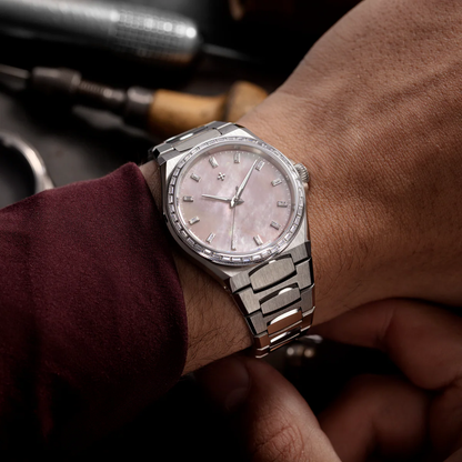 MONTRE VENEZIANICO : ARSENALE 37 MOISSANITE ROSE 6121513C