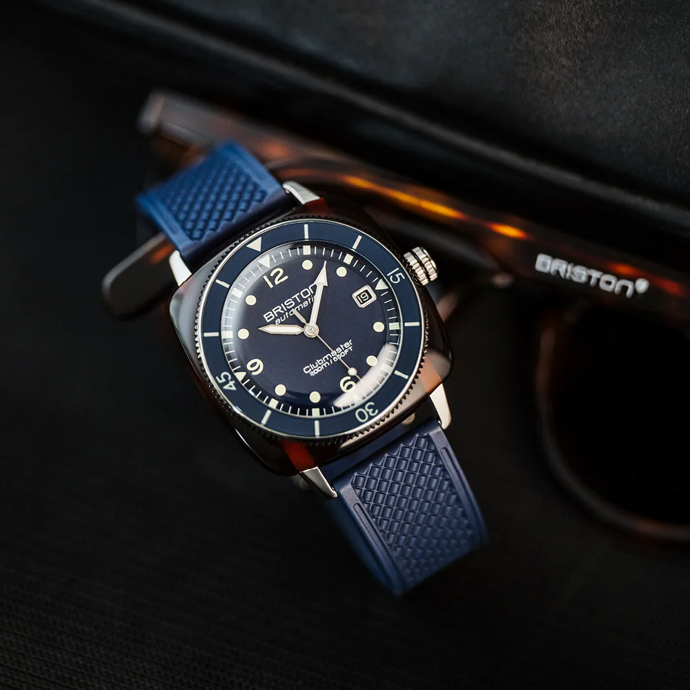 RELOJ BRISTON: CLUBMASTER LEGEND DIVER AZUL 241740.SA.T.15.FNB