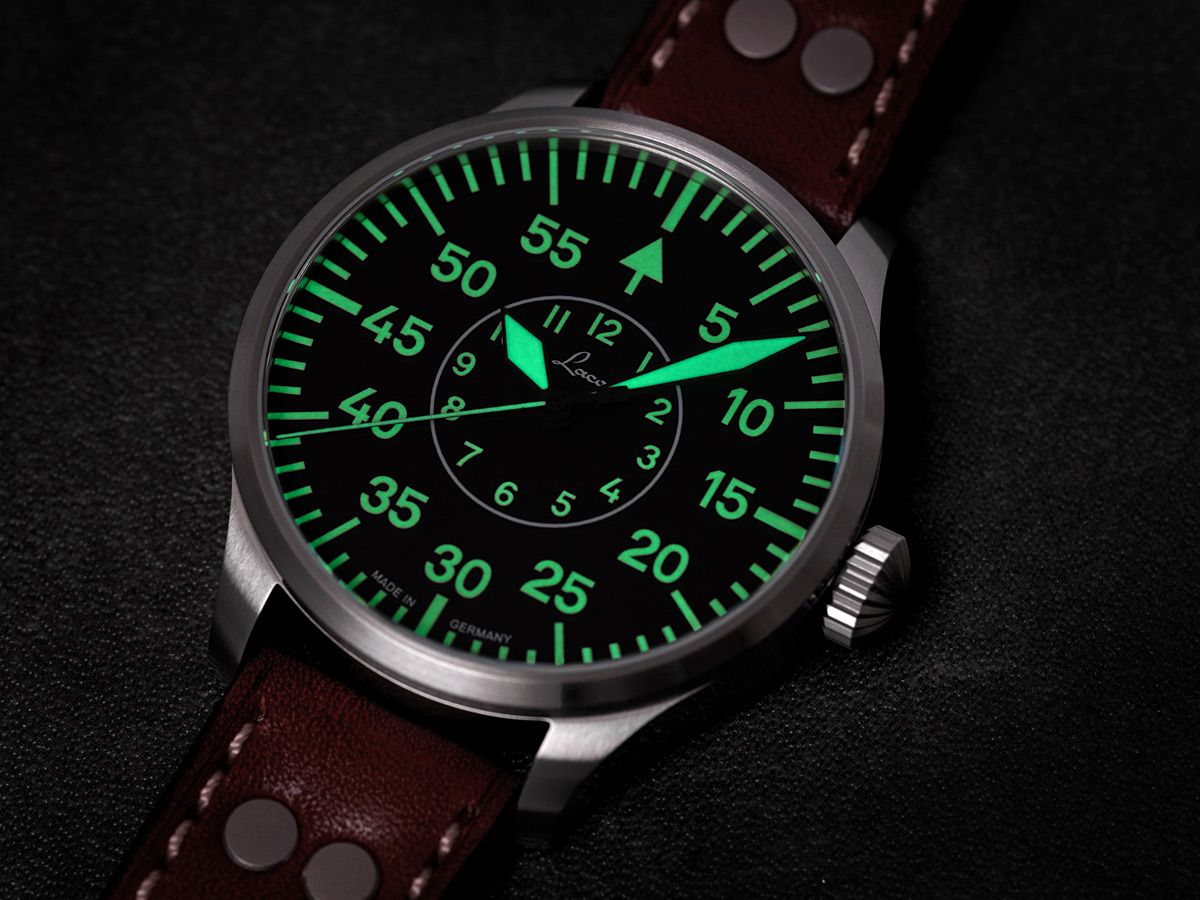 RELOJ LACO: PILOT WATCHES BASIC AUTOMÁTICO AACHEN NEGRO