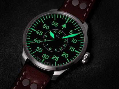 RELOJ LACO: PILOT WATCHES BASIC AUTOMÁTICO AACHEN NEGRO