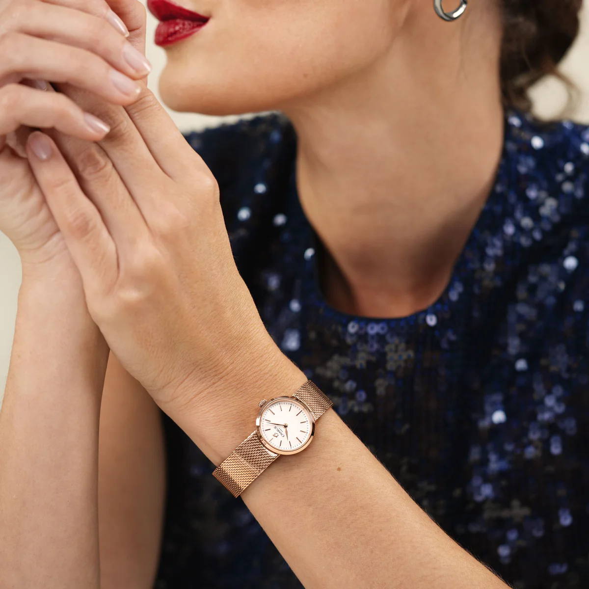 MONTRE CHARLIE PARIS : SULLY MINI OR ROSE