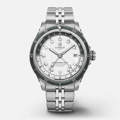 Montre Charlie Paris : Concordia GMT Automatique Toundra