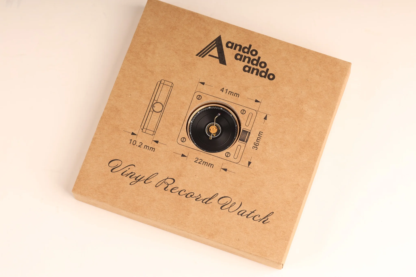Montre AndoAndoAndo : Vinyl Record Music is the Answer x Charlotte de Carle