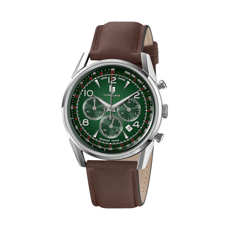 MONTRE LIP : HIMALAYA 40MM CHRONOGRAPHE VERT 671597