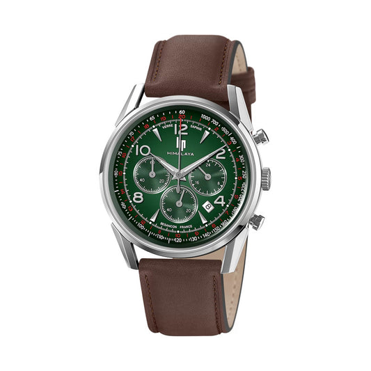 RELOJ LIP: HIMALAYA CRONÓGRAFO VERDE DE 40MM 671597