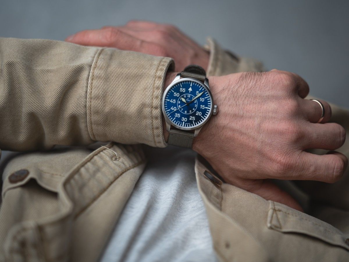 RELOJ LACO: PILOT WATCHES BASIC AUTOMÁTICO AACHEN AZUL