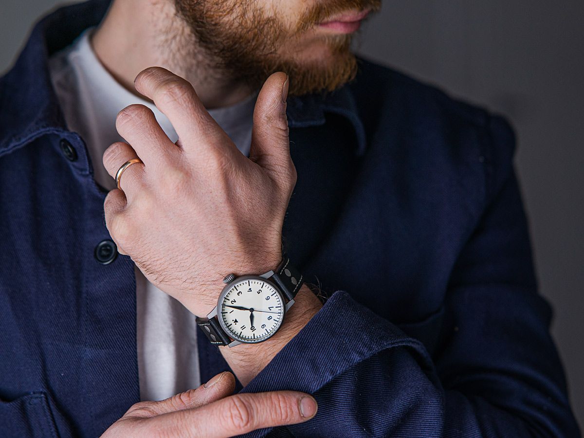 RELOJ LACO: PILOT WATCH ORIGINAL BLANCO