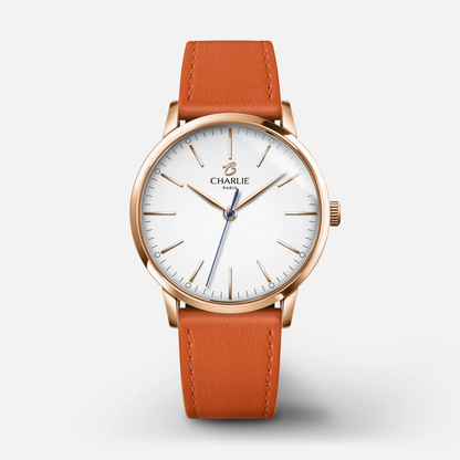 MONTRE CHARLIE PARIS : SULLY 35 QUARTZ OR ROSE