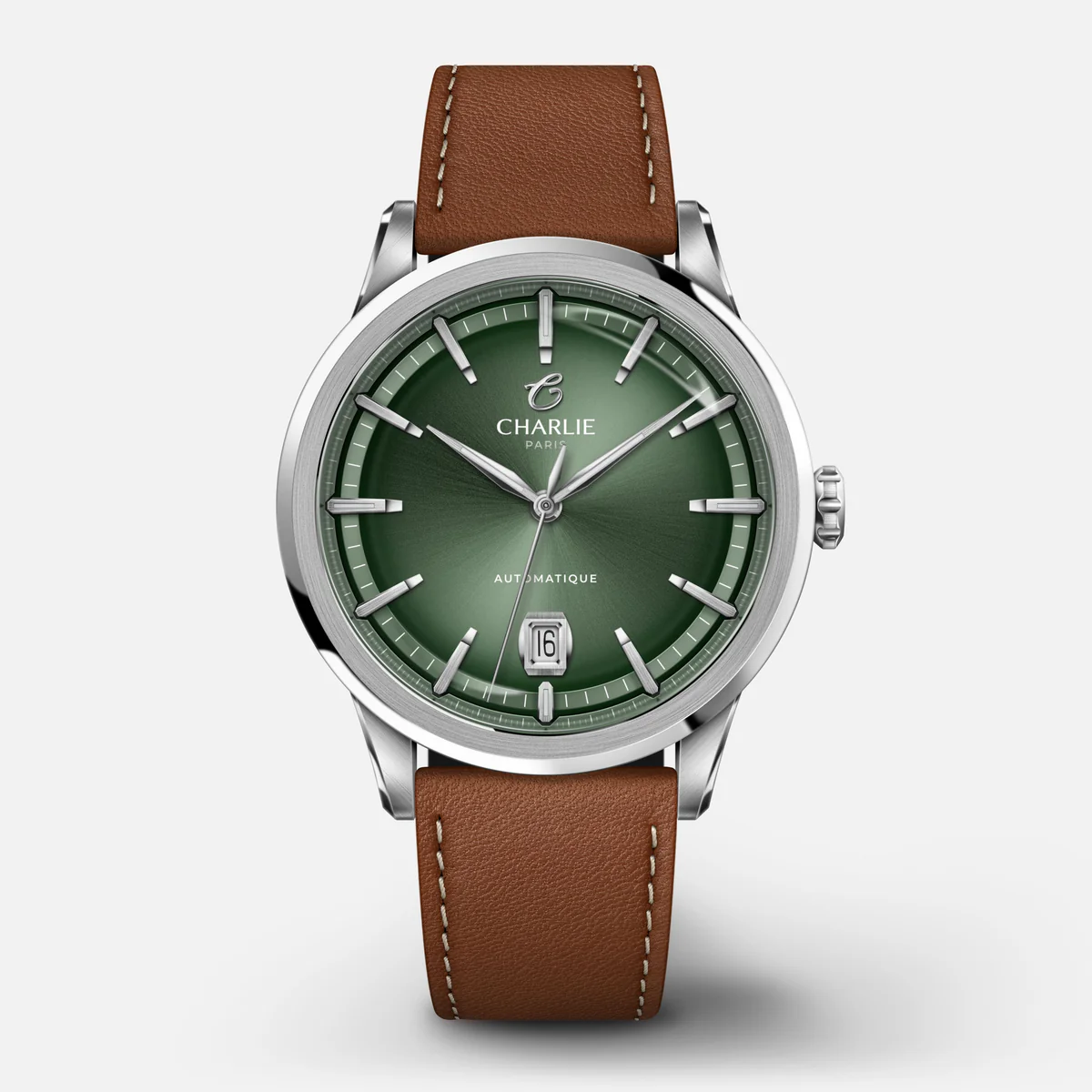 MONTRE CHARLIE PARIS : ALLIANCE AUTOMATIQUE VERT