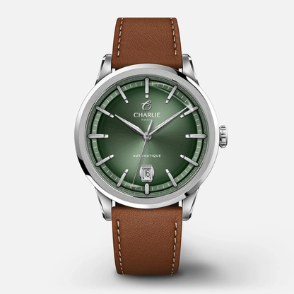 MONTRE CHARLIE PARIS : ALLIANCE AUTOMATIQUE VERT