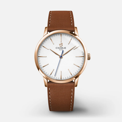 MONTRE CHARLIE PARIS : SULLY 35 QUARTZ OR ROSE