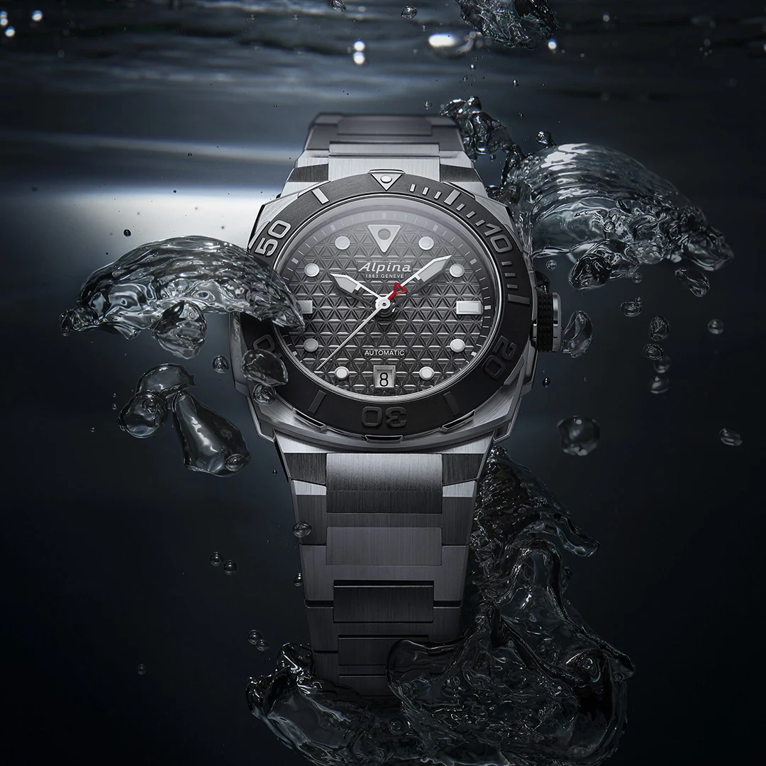 ALPINA WATCH: SEASTRONG DIVER EXTREME AUTOMATIC - BLACK STEEL