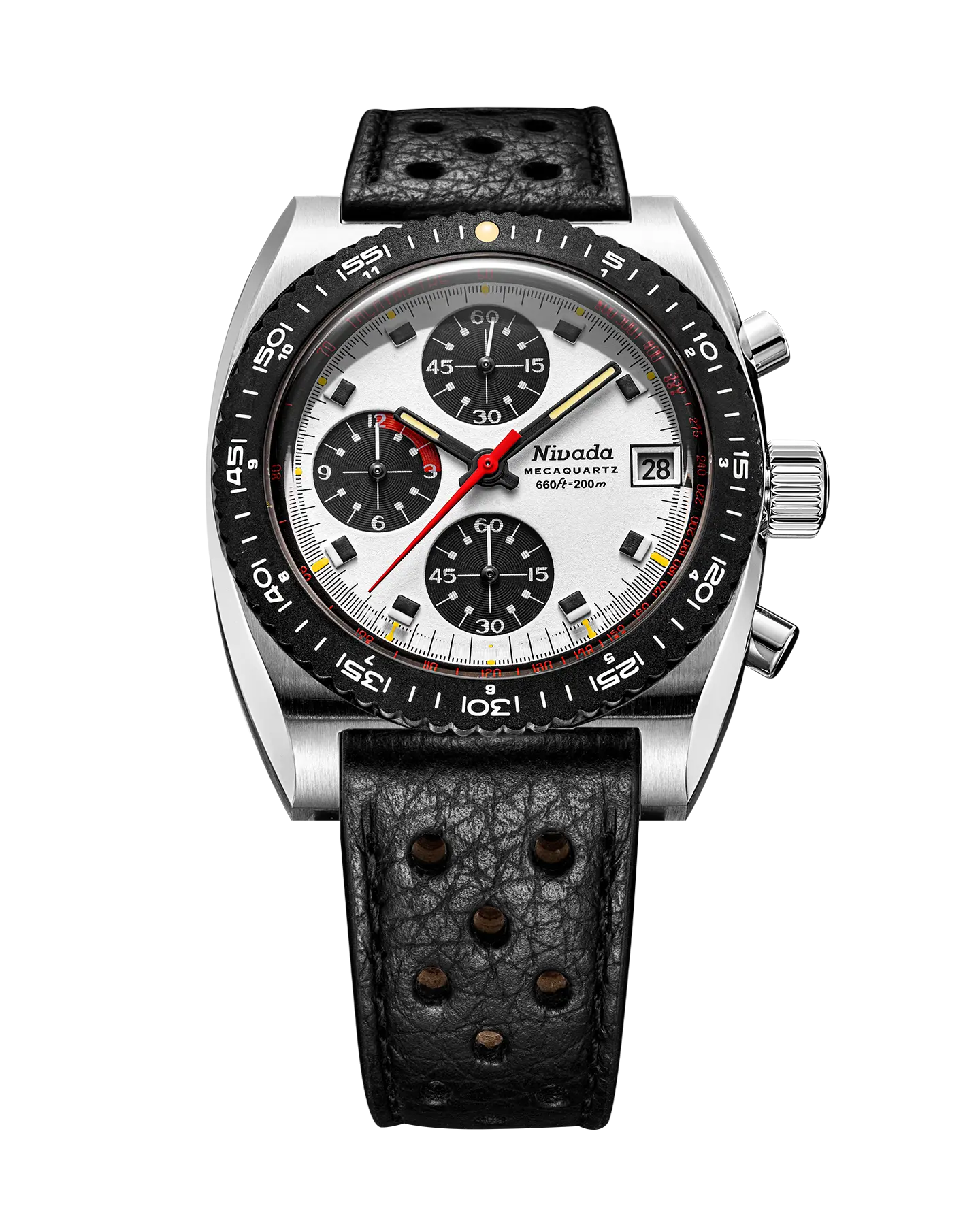 Nivada Grenchen Watch: Autochron Mecaquartz Panda