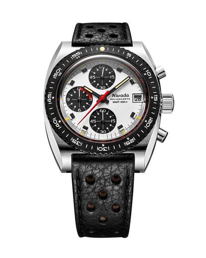 Nivada Grenchen Watch: Autochron Mecaquartz Panda