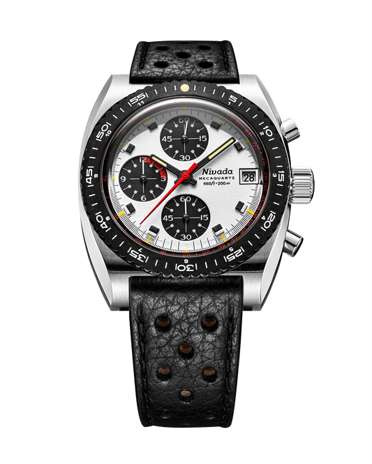 Nivada Grenchen Watch: Autochron Mecaquartz Panda