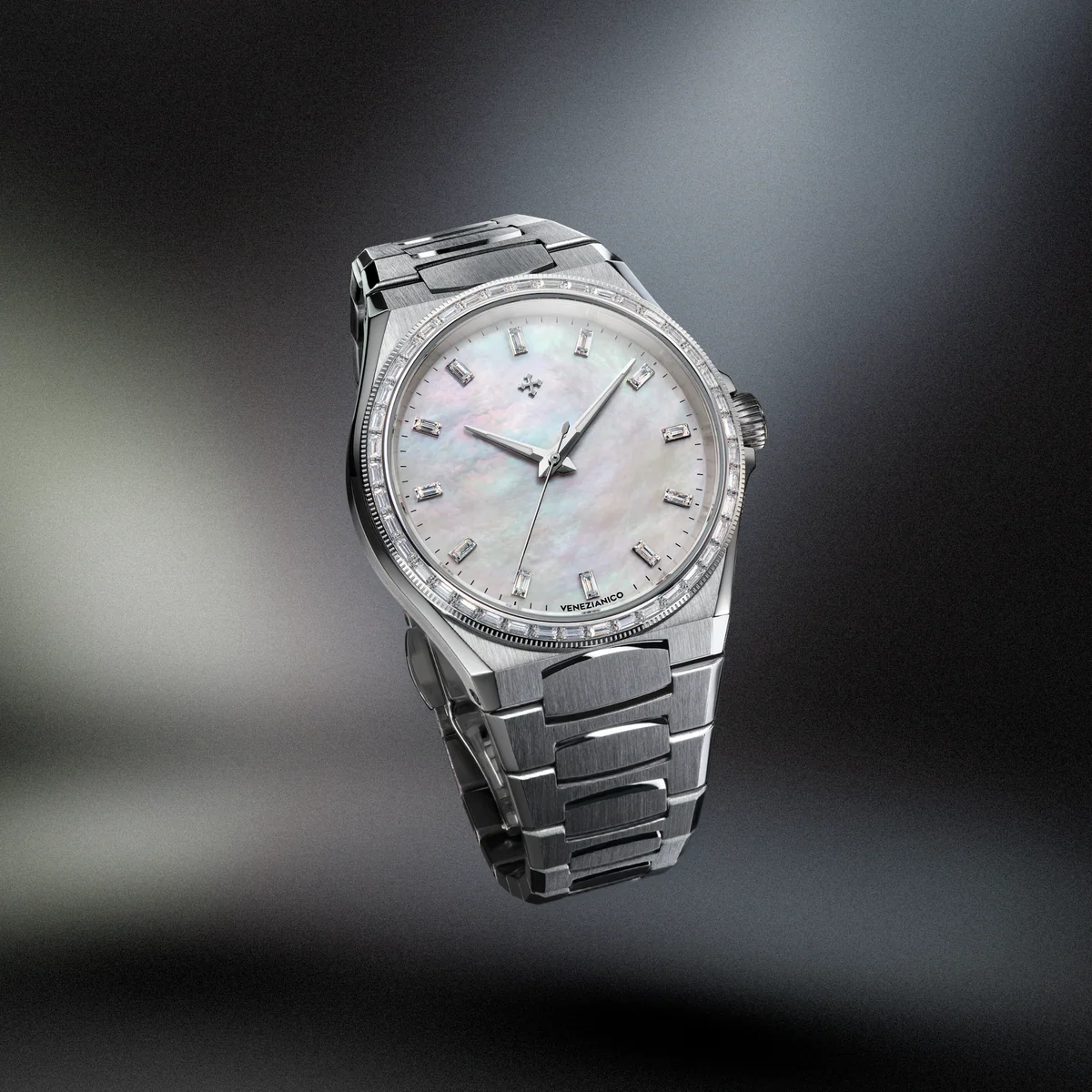 MONTRE VENEZIANICO : ARSENALE 37 MOISSANITE BLANC 6121511C