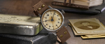 RELOJ LACO: PILOT WATCH ORIGINAL ERBSTÜCK BLANCO
