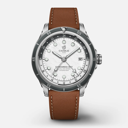 Montre Charlie Paris : Concordia GMT Automatique Toundra