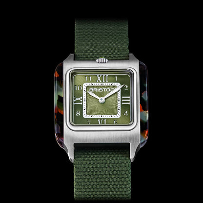 MONTRE BRISTON : STREAMLINER KENNEDY SPRING VERT OLIVE 262030.SA.UG.26.NOL