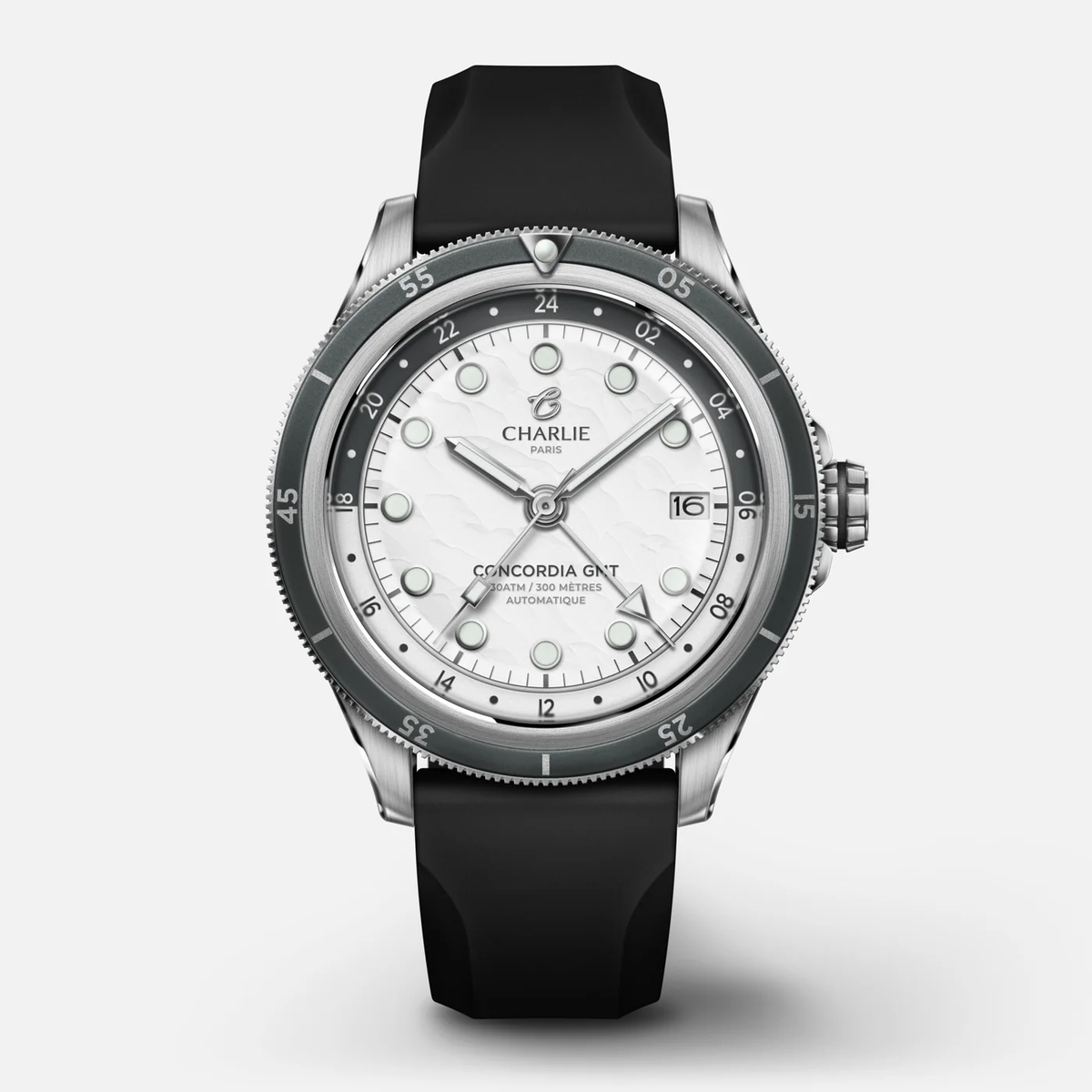 Montre Charlie Paris : Concordia GMT Automatique Toundra