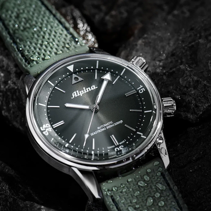 MONTRE ALPINA : HERITAGE SEASTRONG DIVER 300 VERT AL-520GR4H6