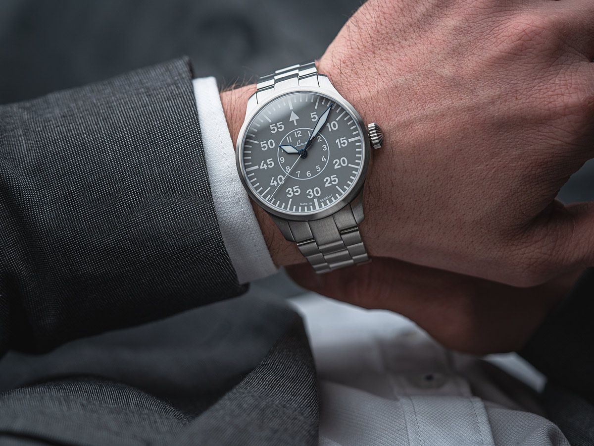 RELOJ LACO: PILOT WATCHES BASIC AUTOMÁTICO AACHEN GRIS
