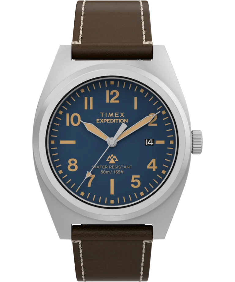 Timex : Expedition Capstone bleu 39 mm, vue de face
