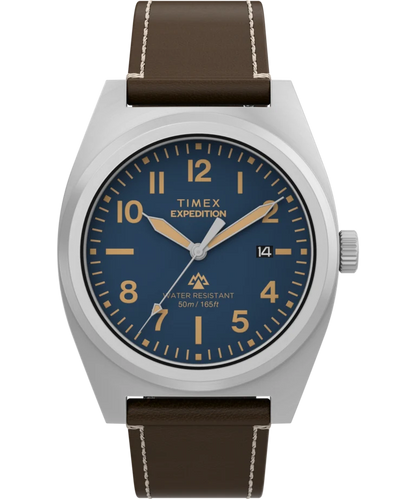 Timex : Expedition Capstone bleu 39 mm, vue de face