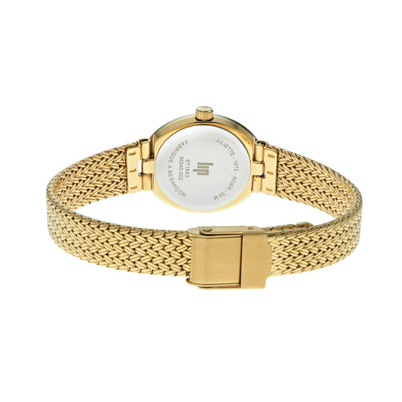 Montre LIP : Juliette Blanc & Or 671643