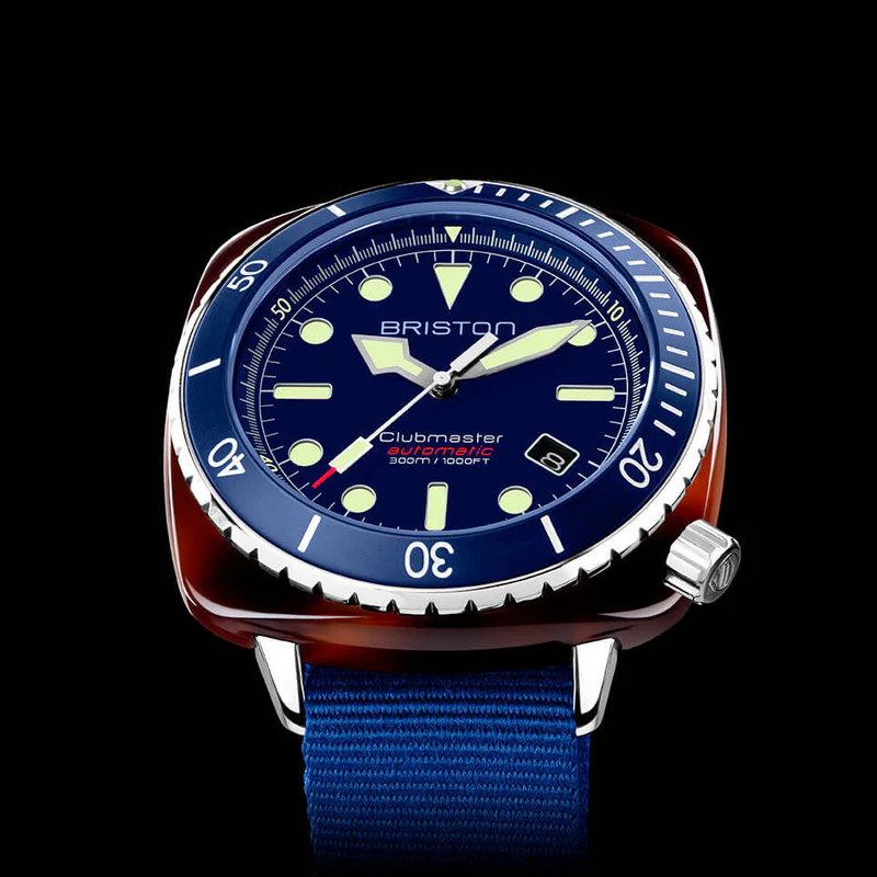 MONTRE BRISTON : CLUBMASTER DIVER PRO BLEU 21644.SA.T.15.NNB