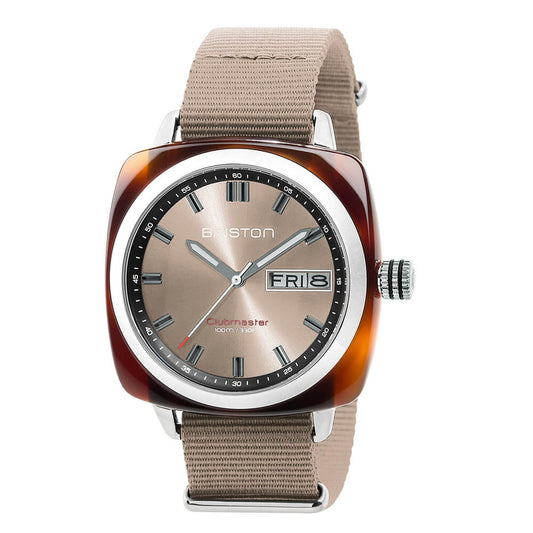 MONTRE BRISTON : CLUBMASTER SPORT HMS TAUPE 23342.SA.TS.30.NT