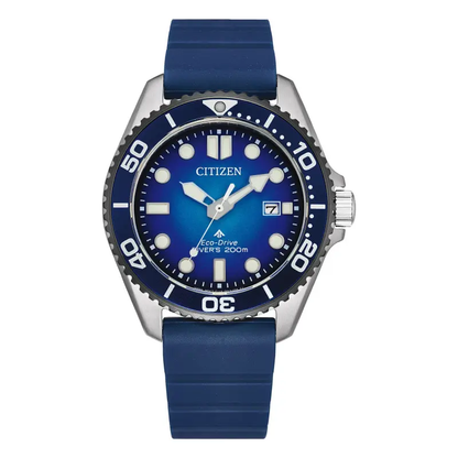 Montre Citizen : Promaster Marine Eco-Drive Diver Bleue BN0267-04L