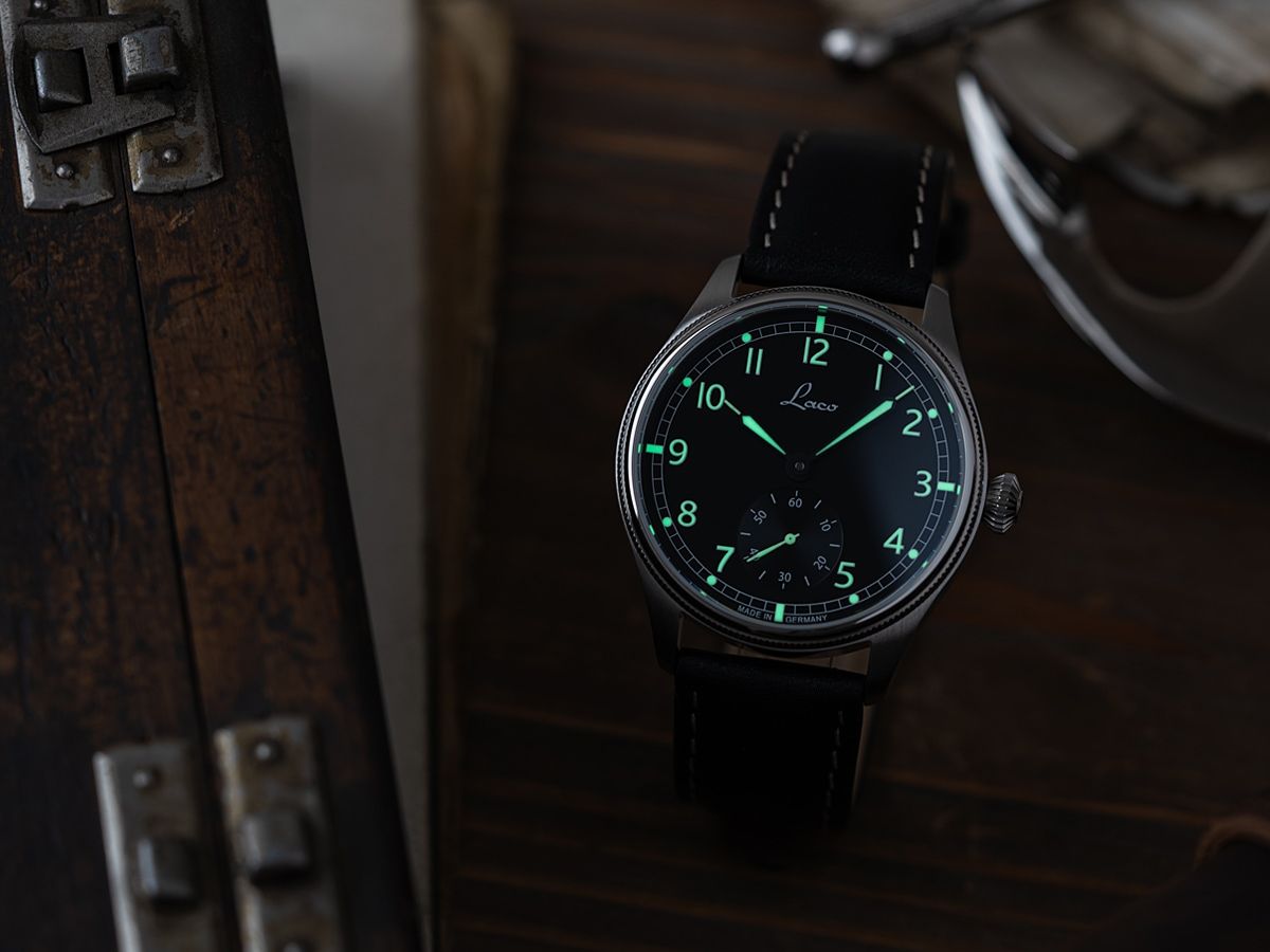 MONTRE LACO : NAVY WATCHES BREMERHAVEN 39 NOIR 862169