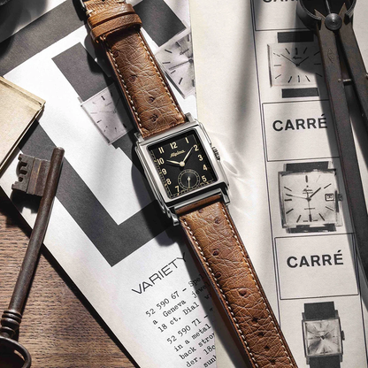 MONTRE ALPINA : HERITAGE CARRÉE AUTOMATIQUE NOIR AL-530BA3C6