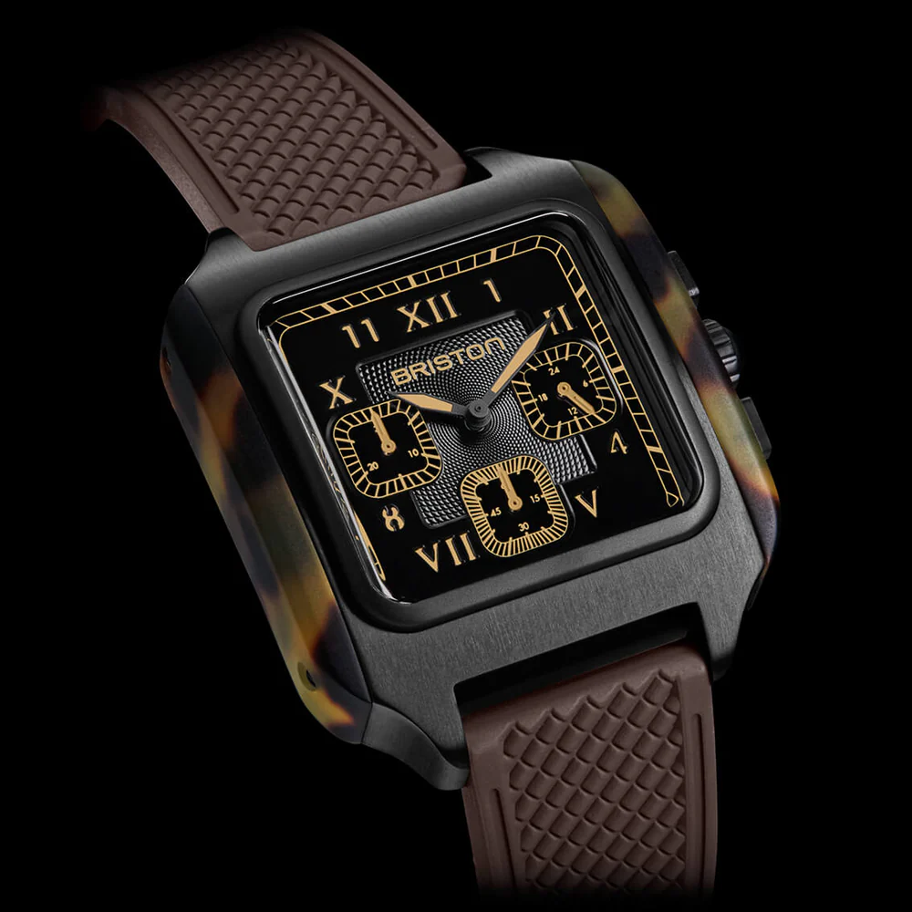 RELOJ BRISTON: STREAMLINER KENNEDY CHRONO SAFARI 261838.PBAM.TS.5.FBR