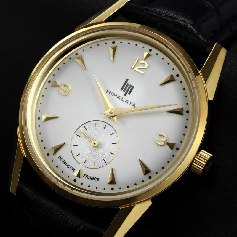 MONTRE LIP : HIMALAYA CLASSIQUE 35 MM DORÉ 671719
