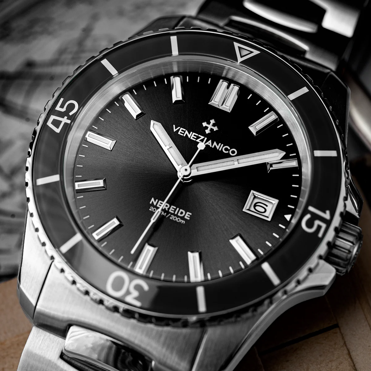 Montre Venezianico : Nereide Noir 42 mm 3321514C