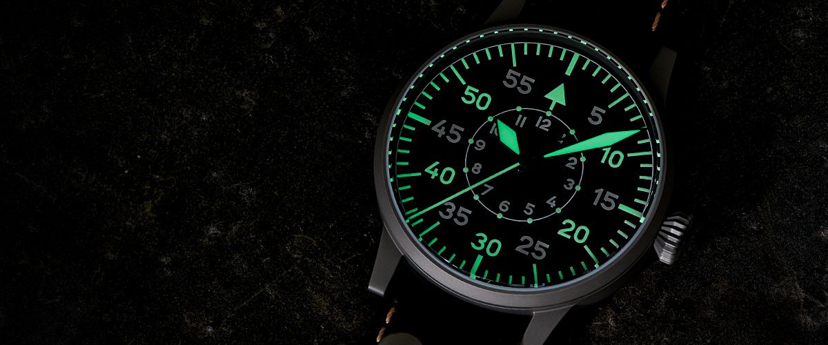 RELOJ LACO: PILOT WATCH ORIGINAL NEGRO