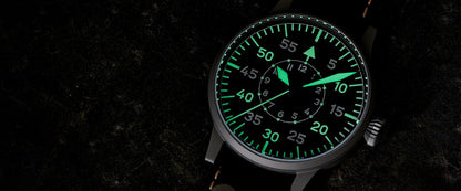 RELOJ LACO: PILOT WATCH ORIGINAL NEGRO