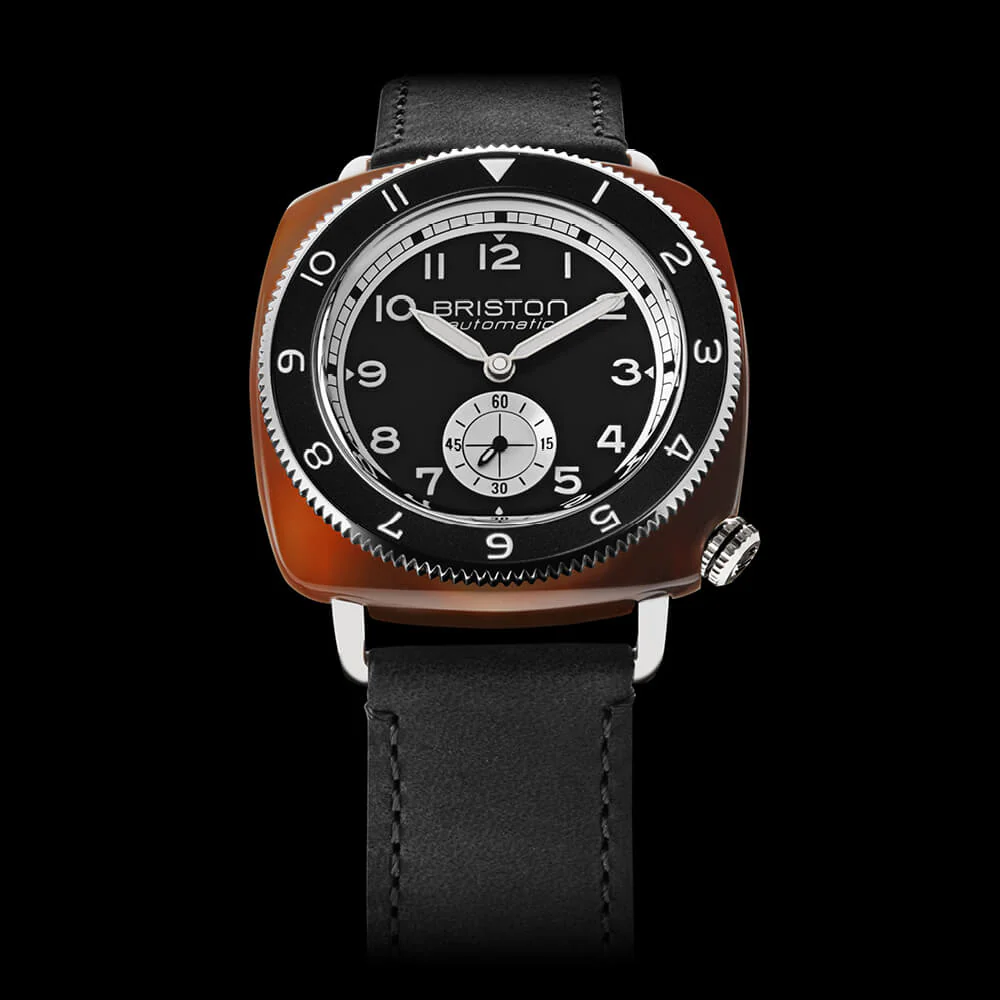MONTRE BRISTON : CLUBMASTER LEGEND PETITE SECONDE NOIR 241639.SA.T.1W.CH