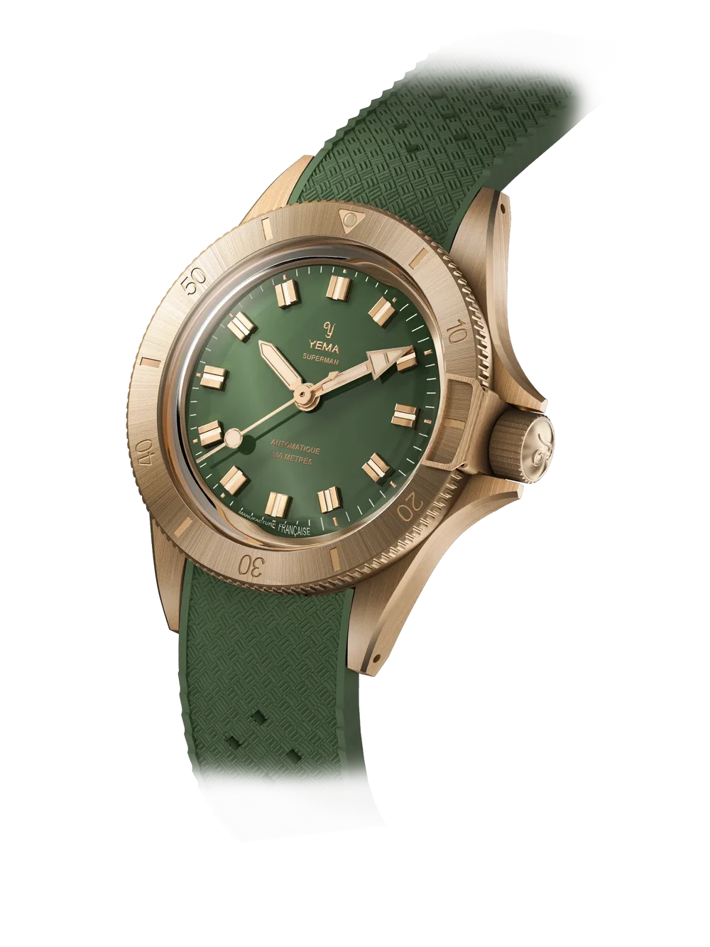 Montre Yema : Superman Bronze Vert CMM.10