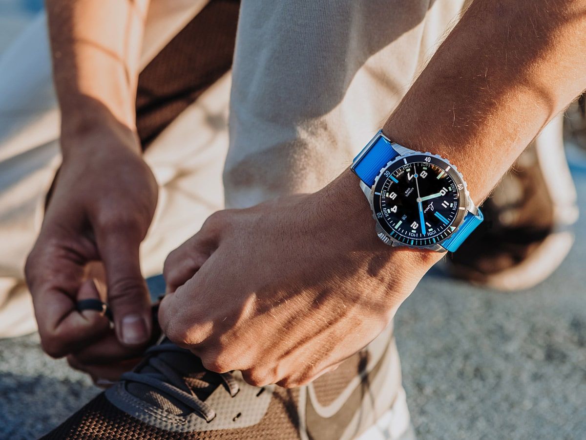 MONTRE LACO : SPORT WATCHES ATLANTIK AUTOMATIQUE BLEU
